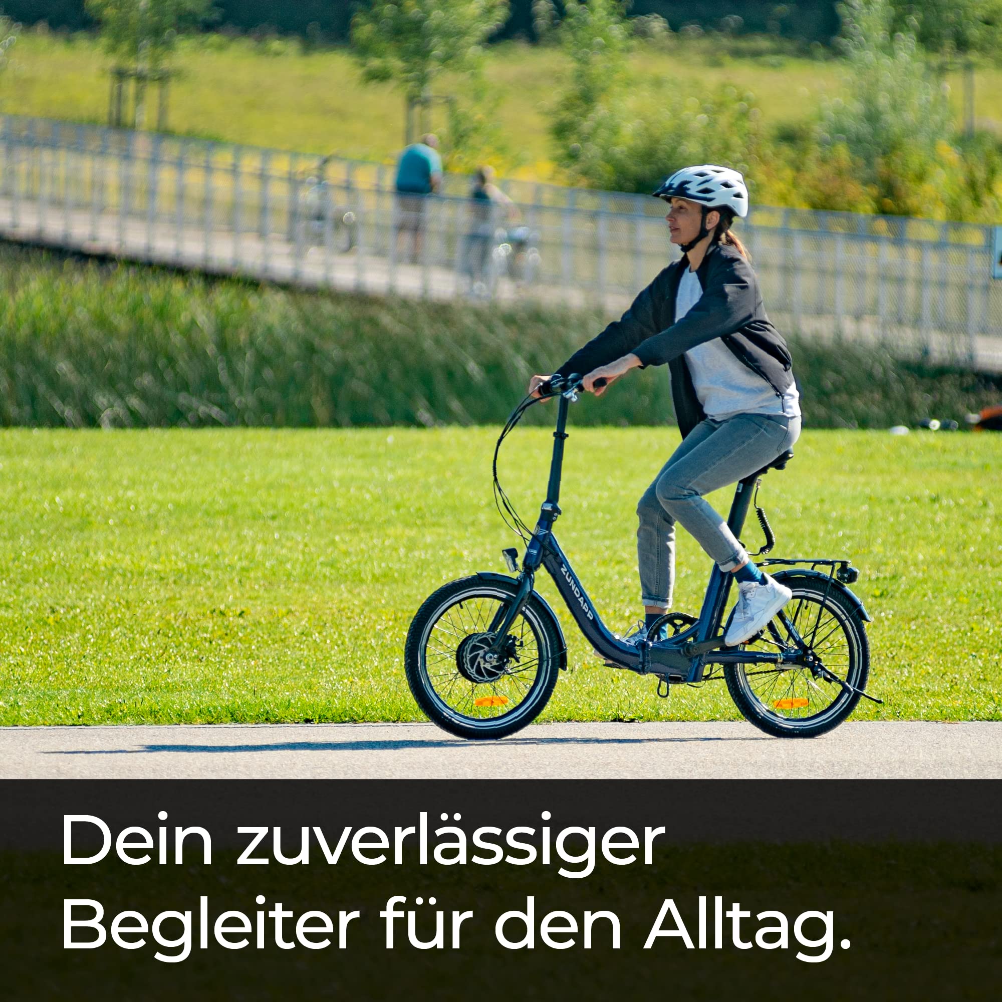ZÜNDAPP Klappfahrrad 20 Zoll Faltrad ZF20 Speed Folder 20" Fahrrad Stadtrad mit StVZO Beleuchtung Klapprad mit Zubehör
