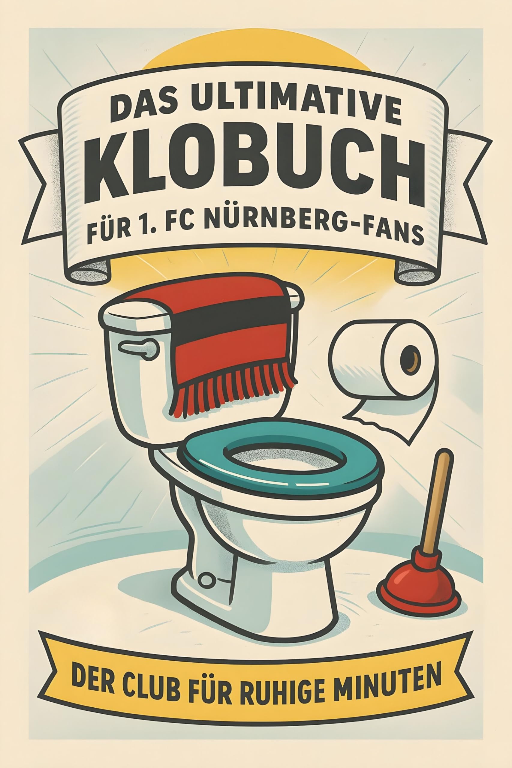 Das ultimative Klobuch für 1. FC Nürnberg-Fans: Der Club für ruhige Minuten. Lustiges Geschenk mit Lifehacks, Fun Facts und Geschichten