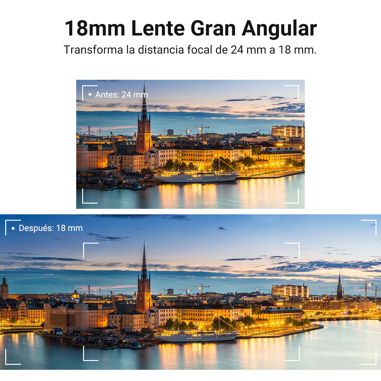 NEEWER Objetivo Gran Angular Compatible con Sony ZV-1 II (ZV-1 M2), 2 en 1 HD 18 mm Gran Angular + 10X Lente Macro Adicional con Tubo Extensión, Montura Bayoneta Accesorios Fotografía, LS-86