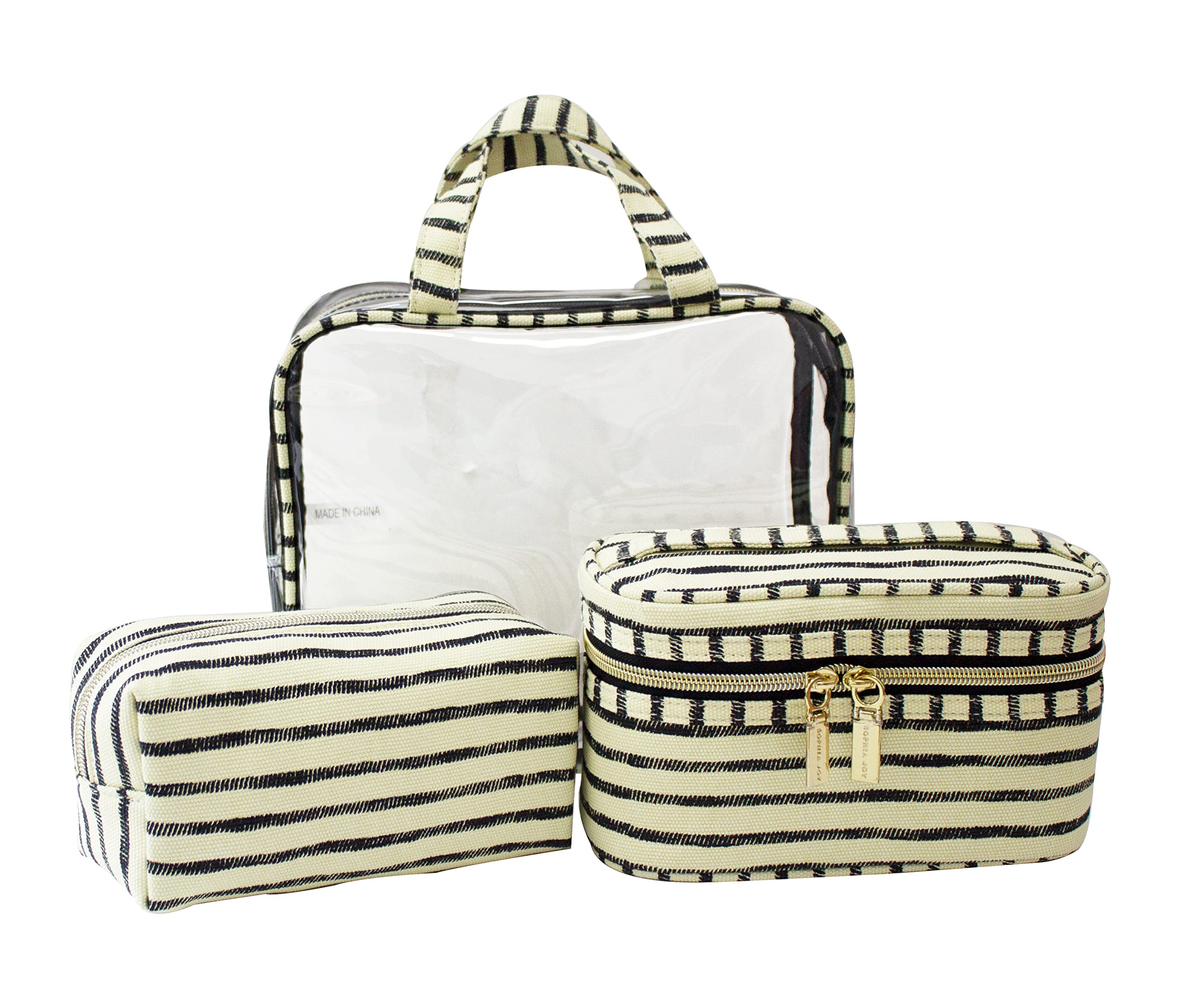 ALLEGRO- DIVISION OFSOPHIA JOY 4PC TOTE BAG STRIPE