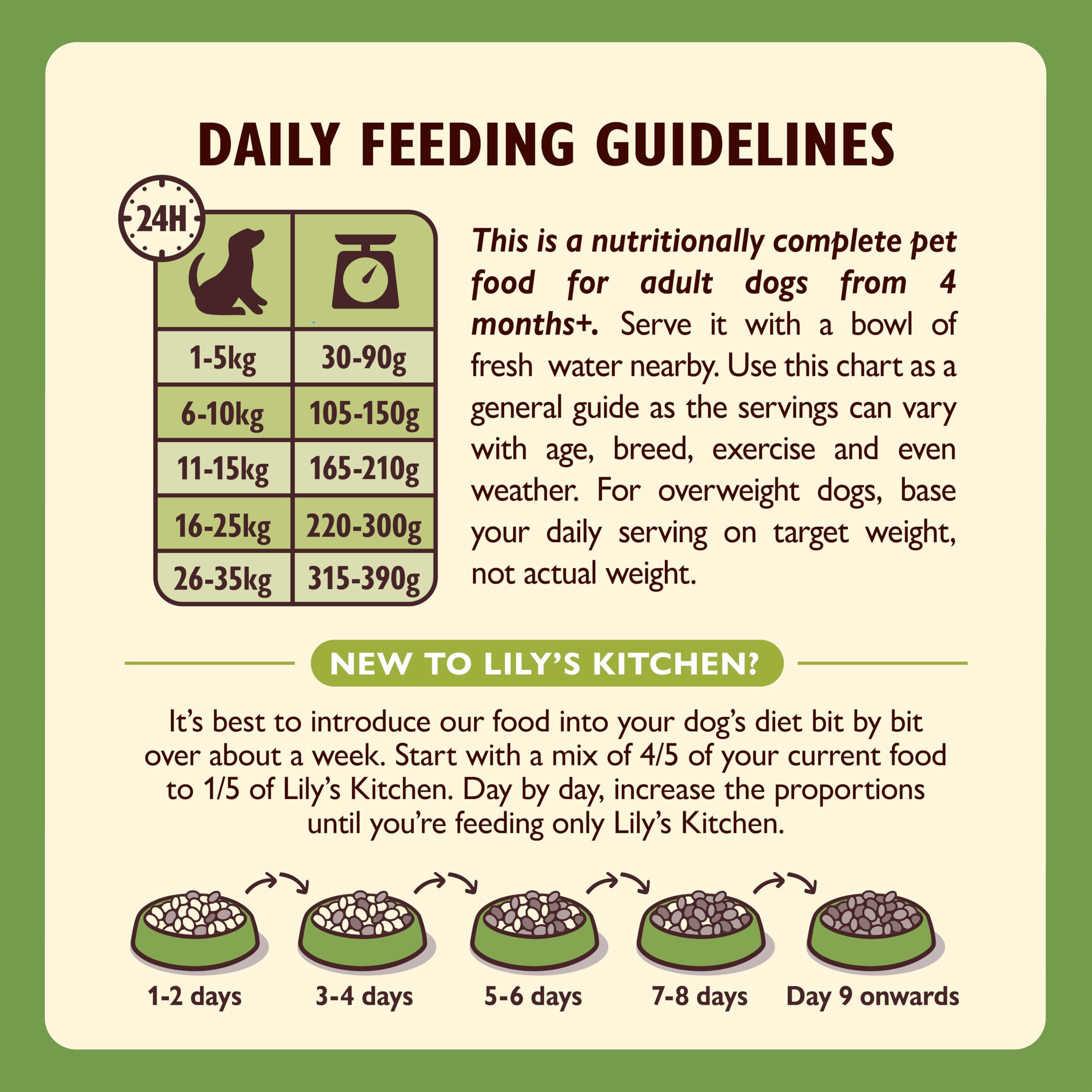 Lily's Kitchen Naturalna Karma Sucha dla Dorosłych Psów Bez Zbóż z Kaczką, Łososiem i Jeleniem 2.5kg