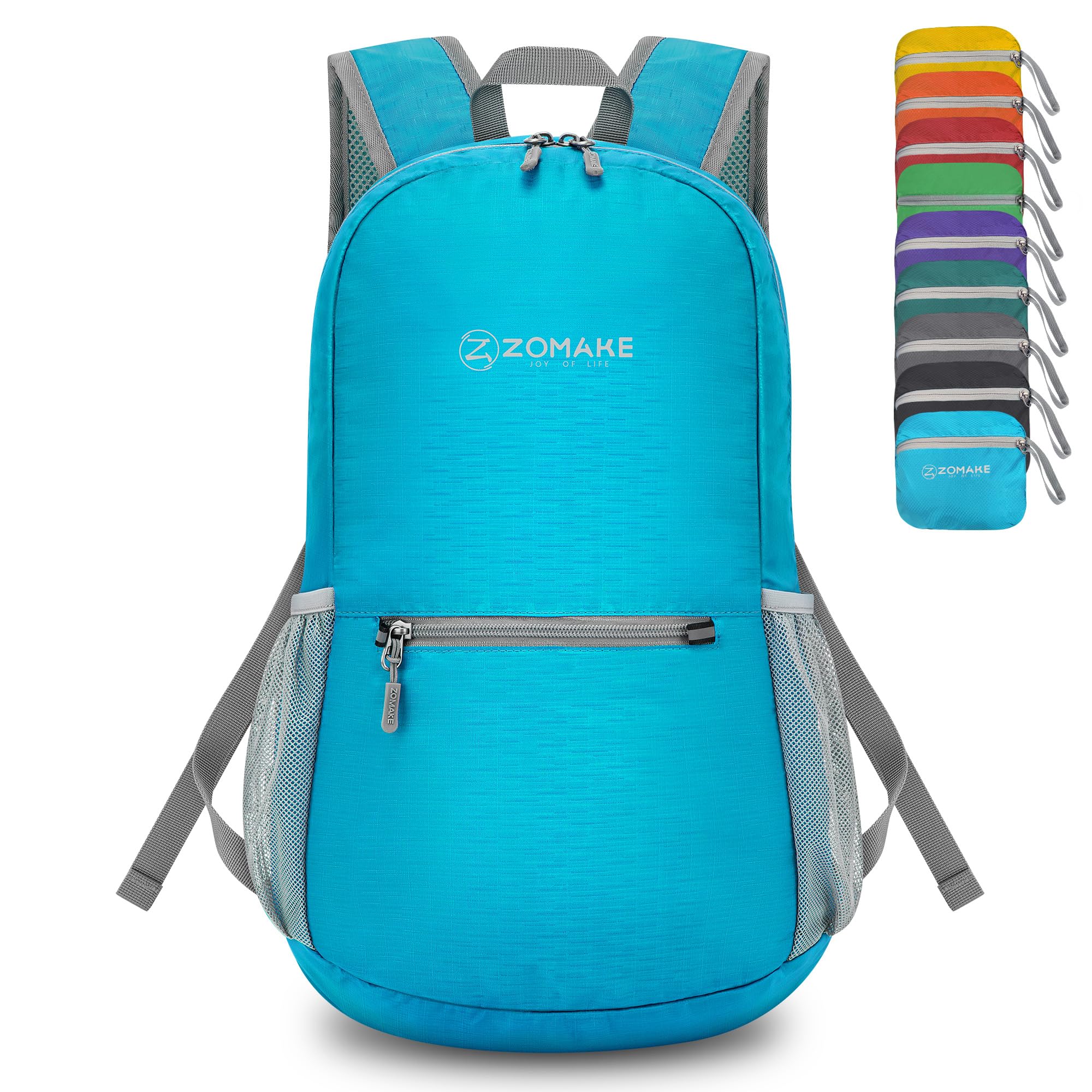 ZOMAKE Lightweight Packable Backpack, Foldable Small Travel Day Pack