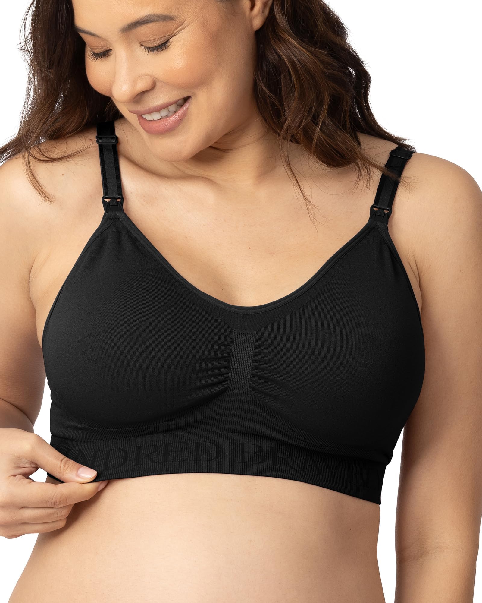 Kindred Bravely Sublime Simply Nursing Bras for Breastfeeding Adjustable Seamless Wireless Maternity Bra