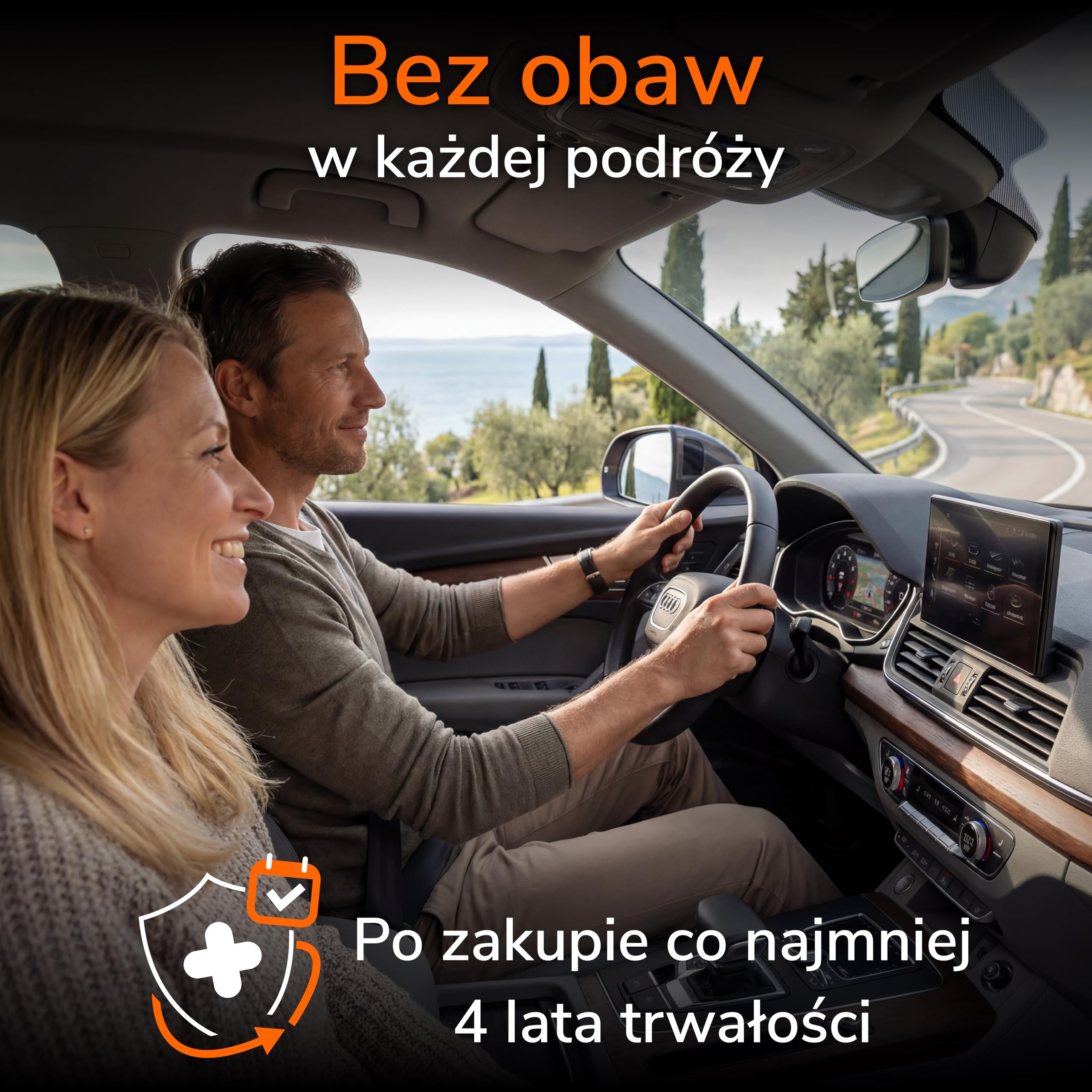 2 x Upgrade4cars Apteczka Samochodowa 2026 z Trójkątem Ostrzegawczym i Kamizelką Odblaskową Zgodna z Normą DIN 13164 Ważna w Całej Europie Zestaw Pierwszej Pomocy Wyposażenie Auta