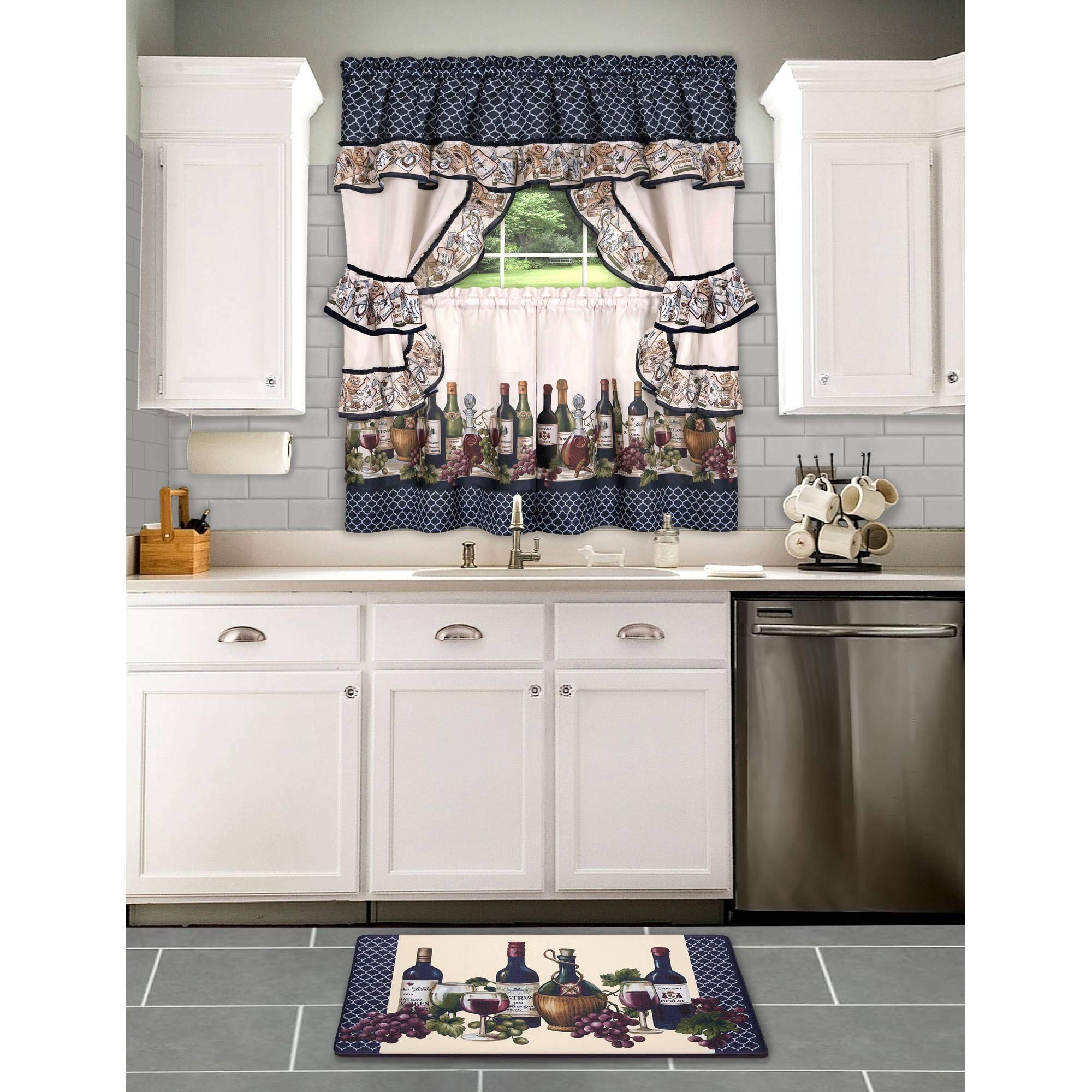 Kitchen PVC Foam Anti-Fatigue Mat, 10mm Thick with Beveled Edges, Muscle Relief - 30