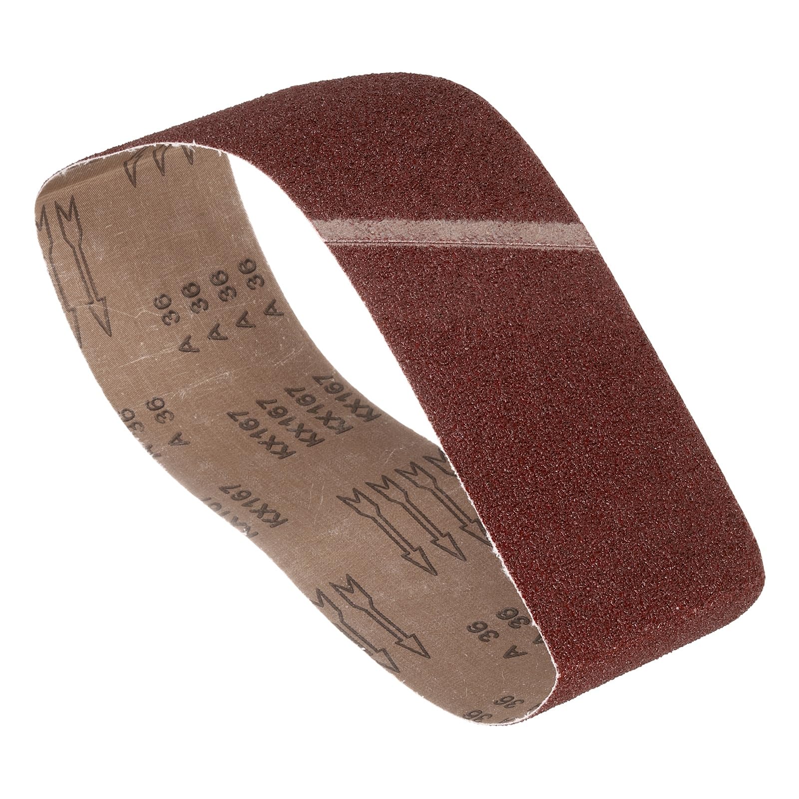 Kozelo 1 Pcs Sanding Belts 76mm x 610mm 36 Grit Aluminum Oxide Abrasive Sandpaper for Belt Sander Metal Grinding Wood Working Weld Rust Removal