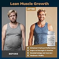 Vista 3 de Turkesterone Muscle Leaner - Extracto 20:1 16,000 mg con Tongkat Ali y Fadogia Agrestis, suplemento masculino de alta potencia para rendimiento
