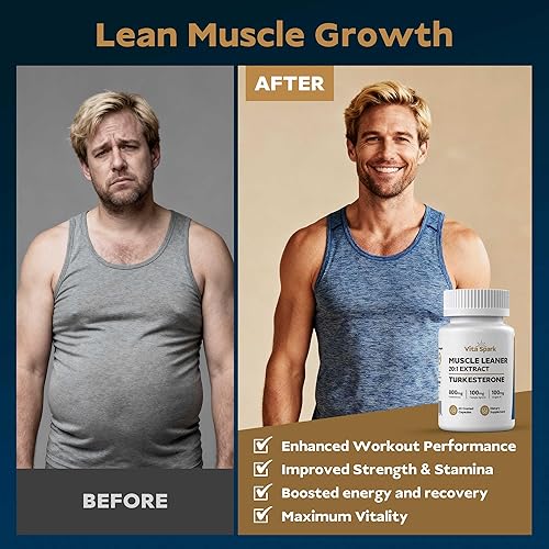 Miniatura 3 de Turkesterone Muscle Leaner - Extracto 20:1 16,000 mg con Tongkat Ali y Fadogia Agrestis, suplemento masculino de alta potencia para rendimiento,