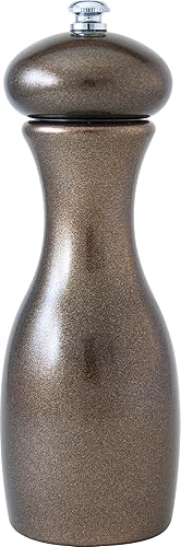 Miniatura 5 de Fletchers' Mill - Colección Marsala de molinillo de pimienta, cereza, 4 pulgadas, grosor ajustable fino a grueso, fabricado en Estados Unidos