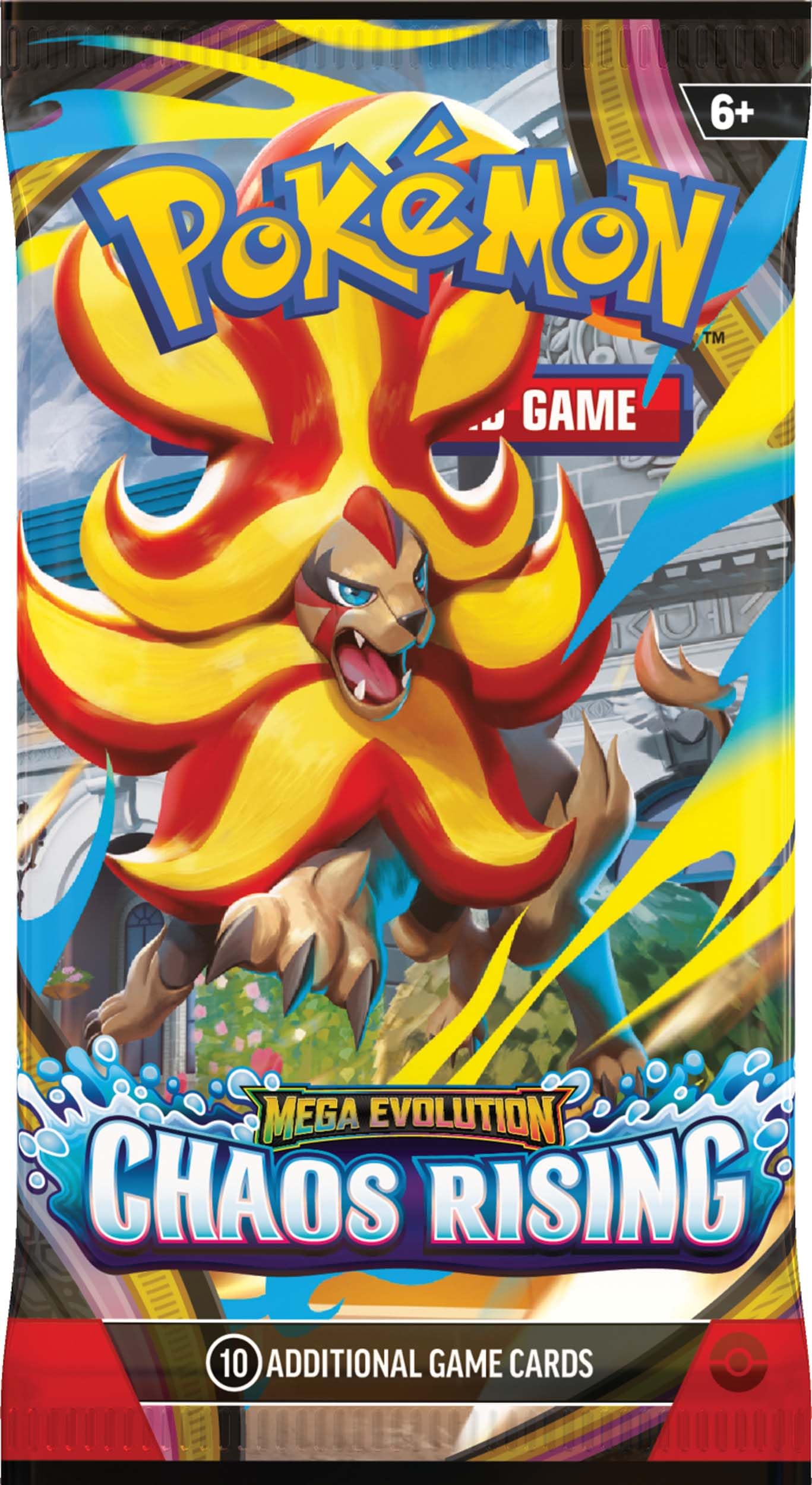 Pokémon TCG: Mega Evolution - Chaos Rising 1 x Pakiet Booster, Gra Karciana