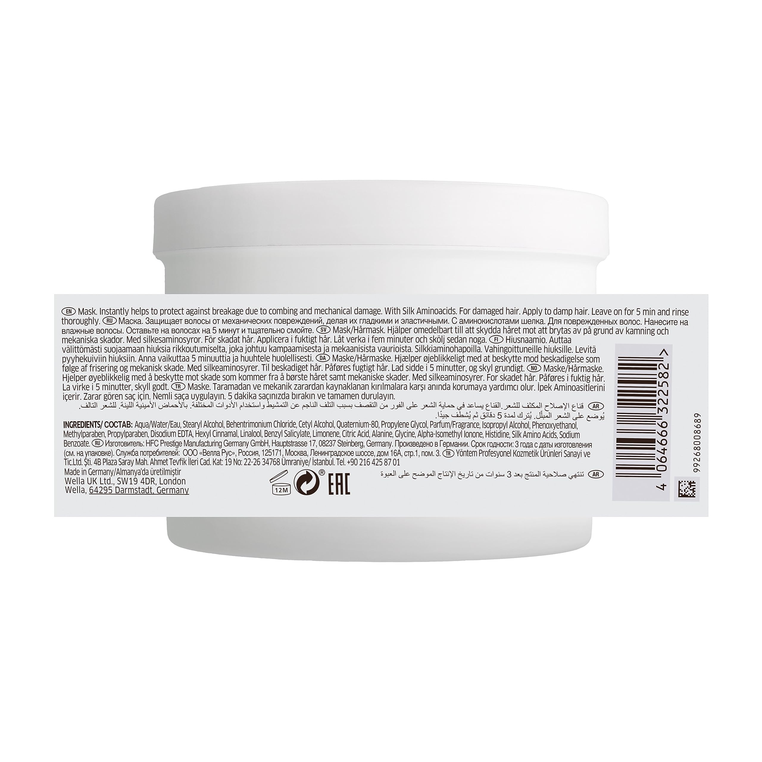 Wella Professionals FUSION Mascarilla Capilar de Reparación Intensa - Tratamiento Hidratante para Cabello Seco y Dañado -Brillo y anti roturas