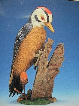 木にとまったキツツキ　木とキツツキのセット 木にとまったキツツキ 木とキツツキのセット