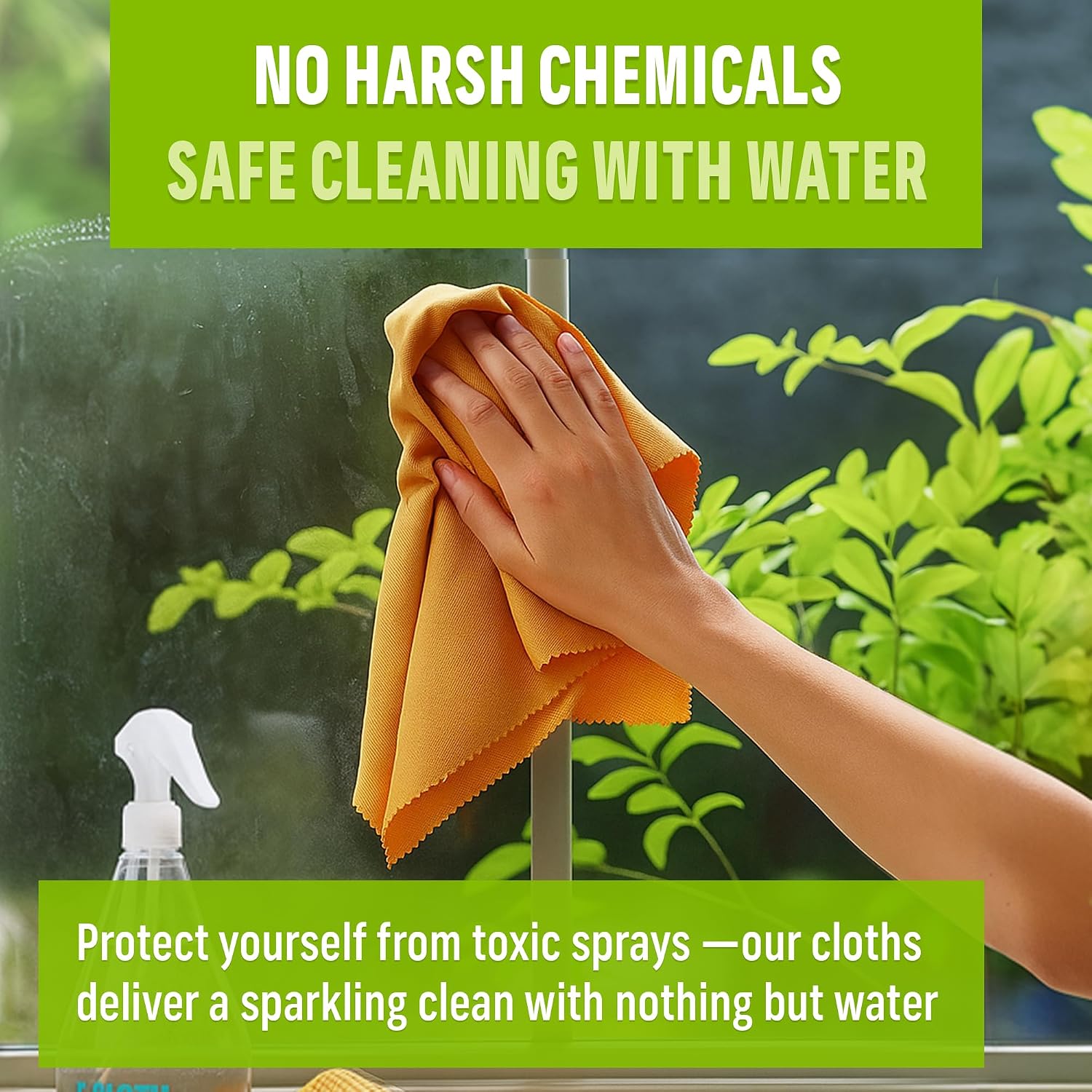 E-Cloth Window and Glass Cleaner Kit, Just Add Water - 2 Kits