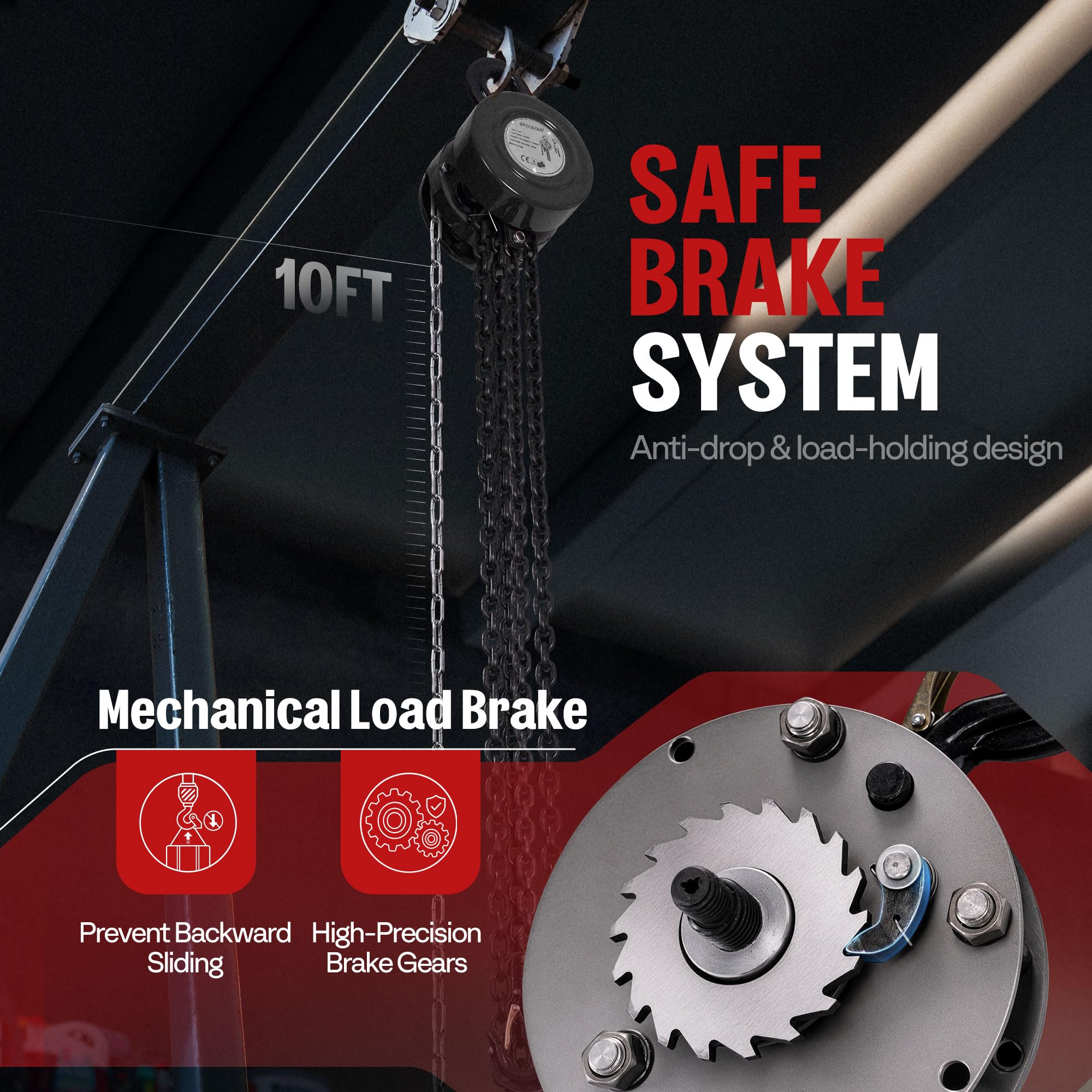 2 Ton Hand Chain Hoist - Heavy Duty Lifting -3 2 Ton Hand Chain Hoist - Heavy Duty Lifting -3