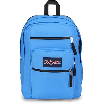 JANSPORT Big Student Large Backpack 15 Inch Laptop Compartment Blue Neon Blue