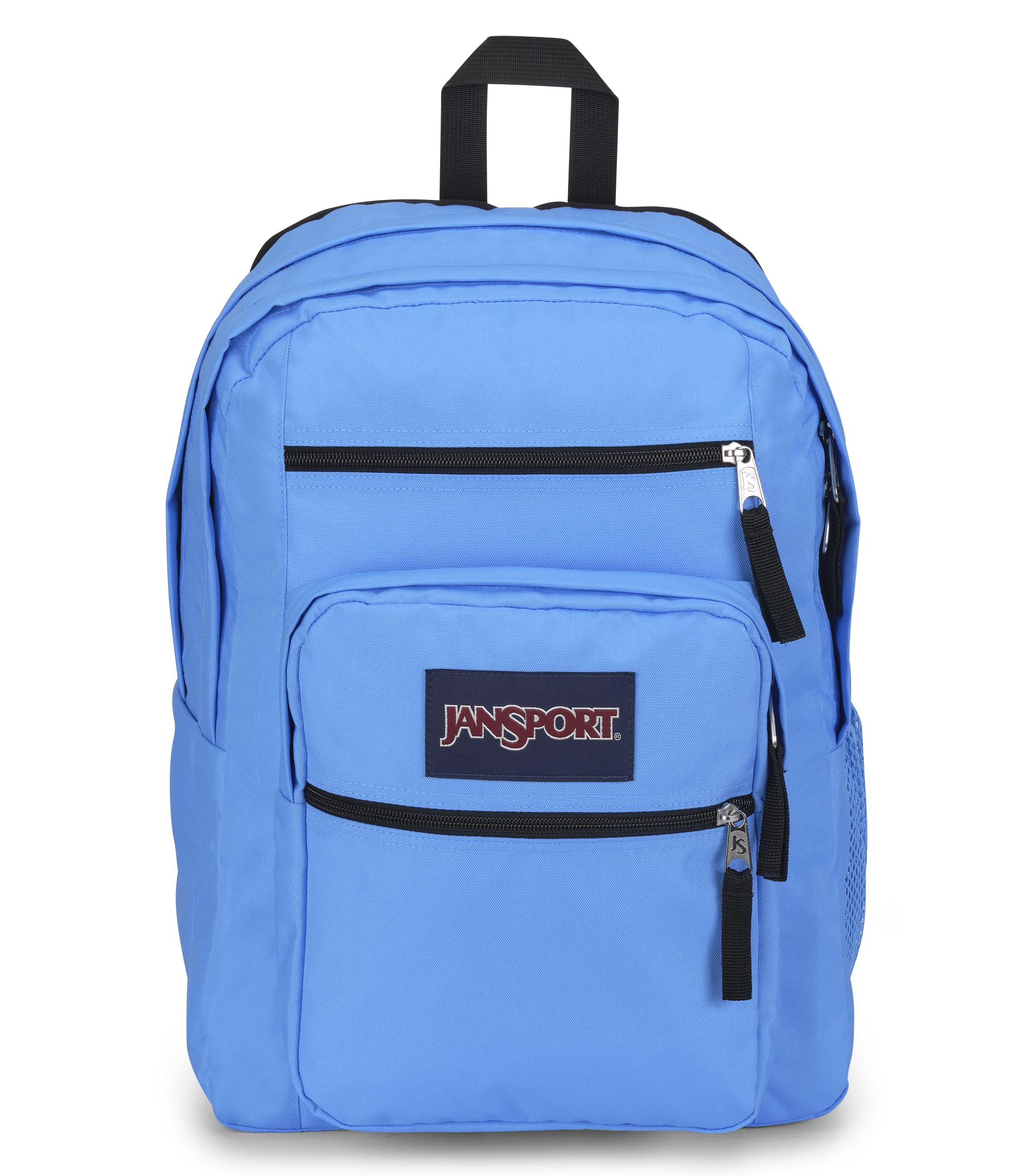 JanSport Big Student, Large Backpack, 34 L, 43 x 33 x 25 cm, 15in laptop compartment, Blue Neon