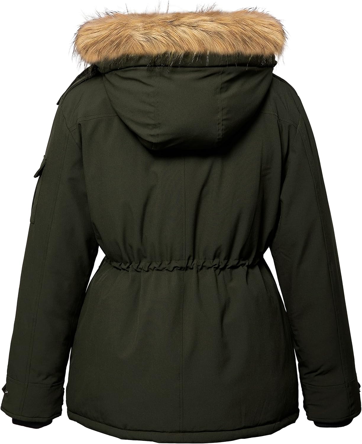 wantdo Plus Size Winter Coats for Women Parka Overcoat Warm Winter Jacket with Hood - Image 3