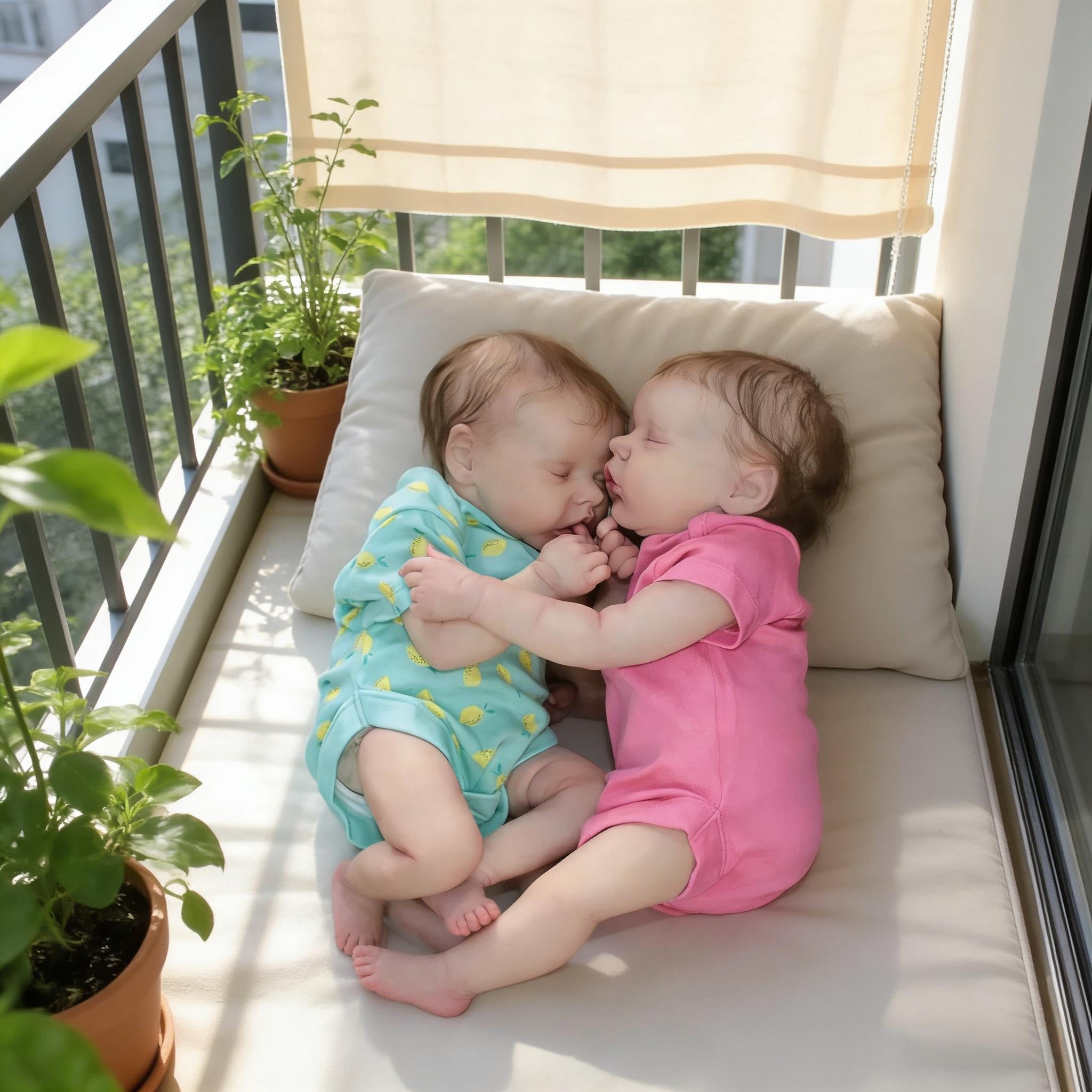Zwillinge Reborn Babypuppen Silikon Ganzkörper Vinyl Mädchen und Junge 45,7 cm Realistische Babypuppe Real Life Babies Puppen, Lebensechte Neugeborene Babys Zwillinge Puppe für Kinder