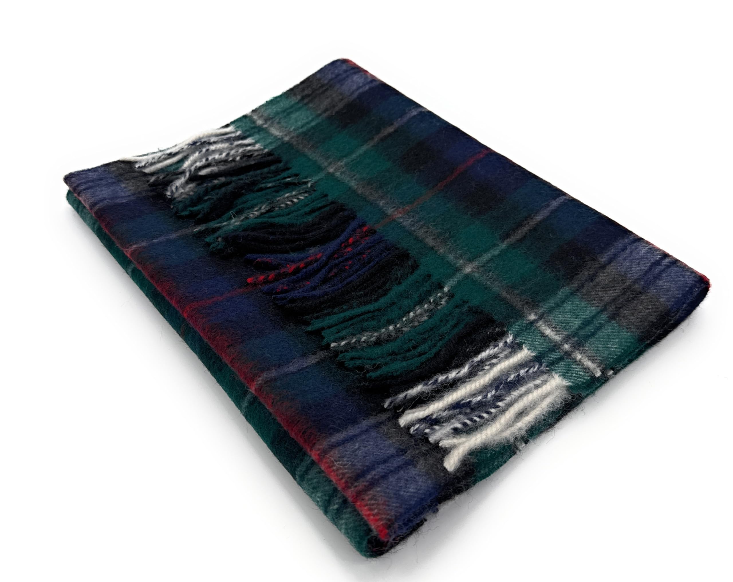 Tartan Tweeds Unisex Mackenzie Dress 100% Soft Lambswool Clan Tartan Scarf 30Cm X 180Cm (Mackenzie Dress)