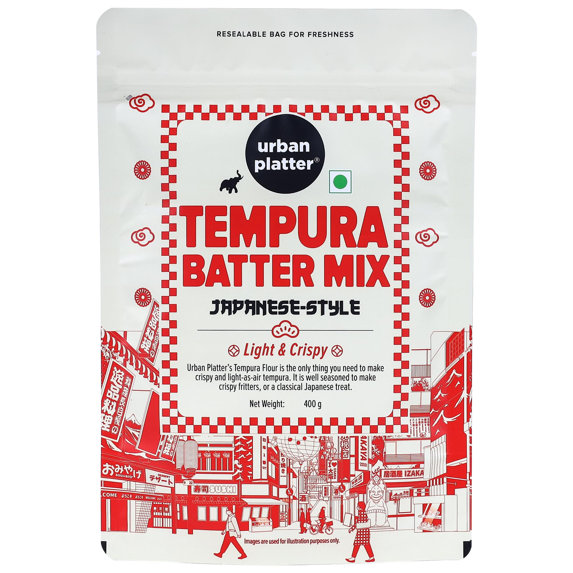 Urban Platter Japanese Style Tempura Batter Mix, 400g (B07G369P16) Amazon Price History, Amazon Price Tracker