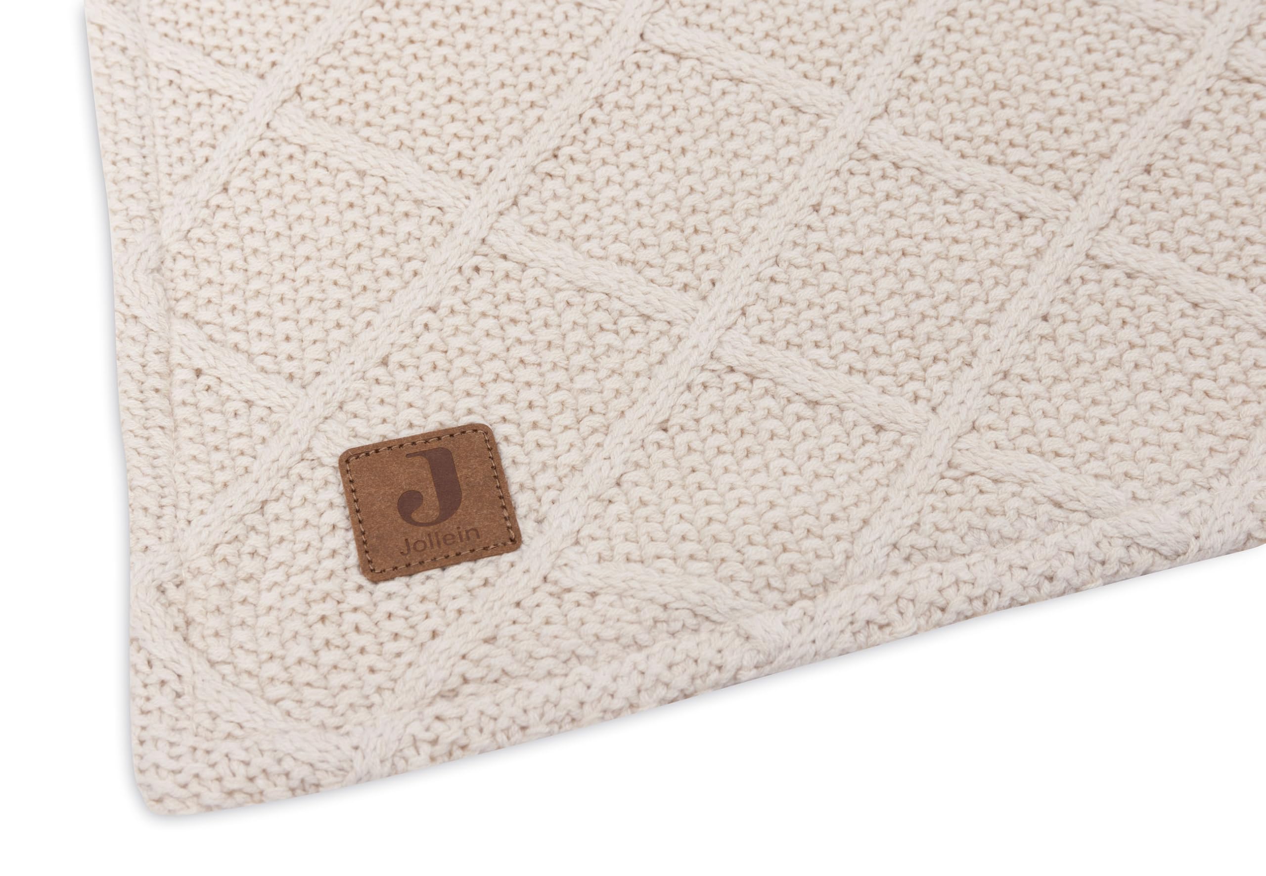 Jollein Check Knit - Teddy Fleece