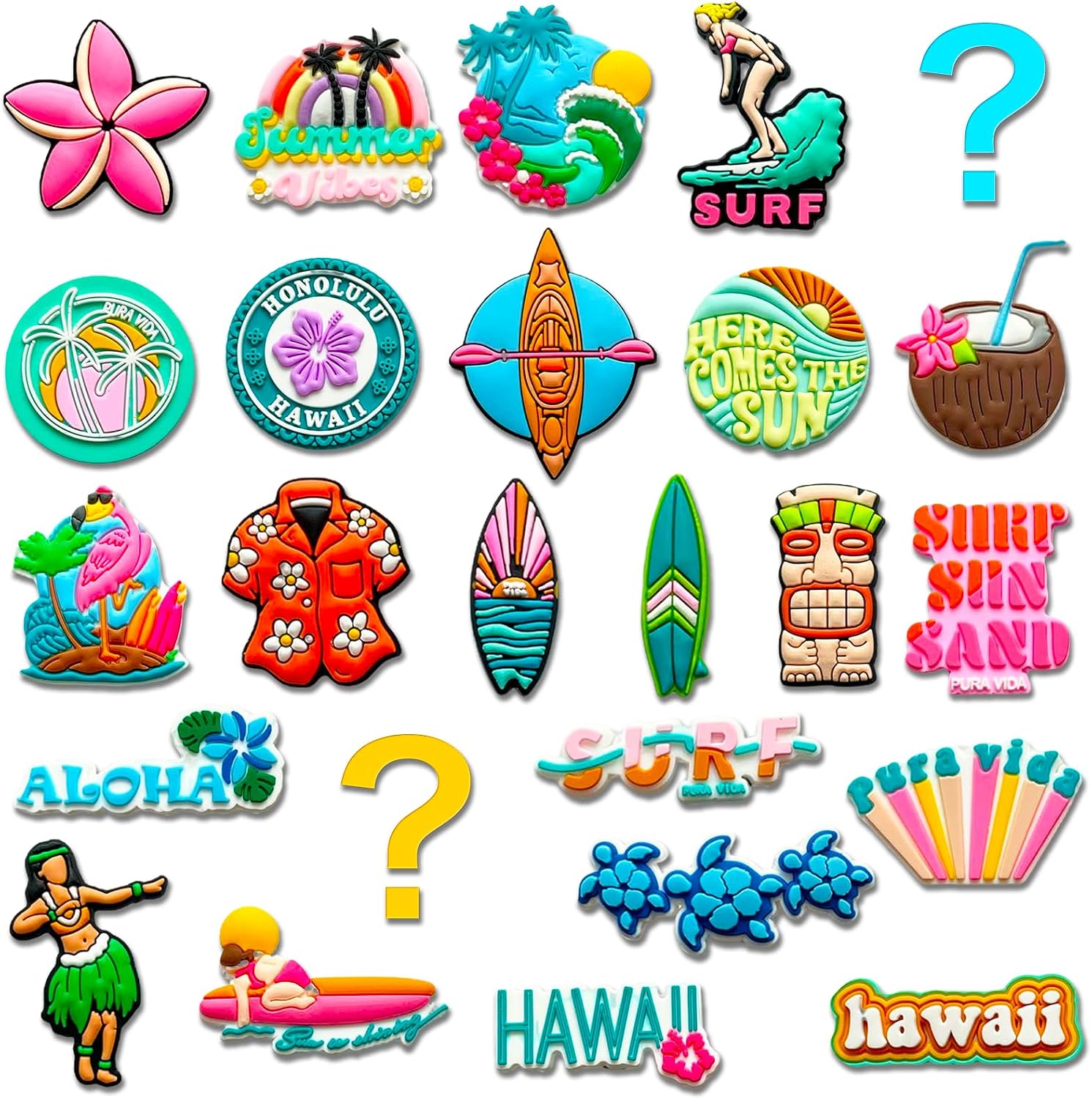 Soccer Sea Animals Hawaii Horse Rabbit Crab Shoe Charms for Croc Clog Sandals Bracelets Decoration