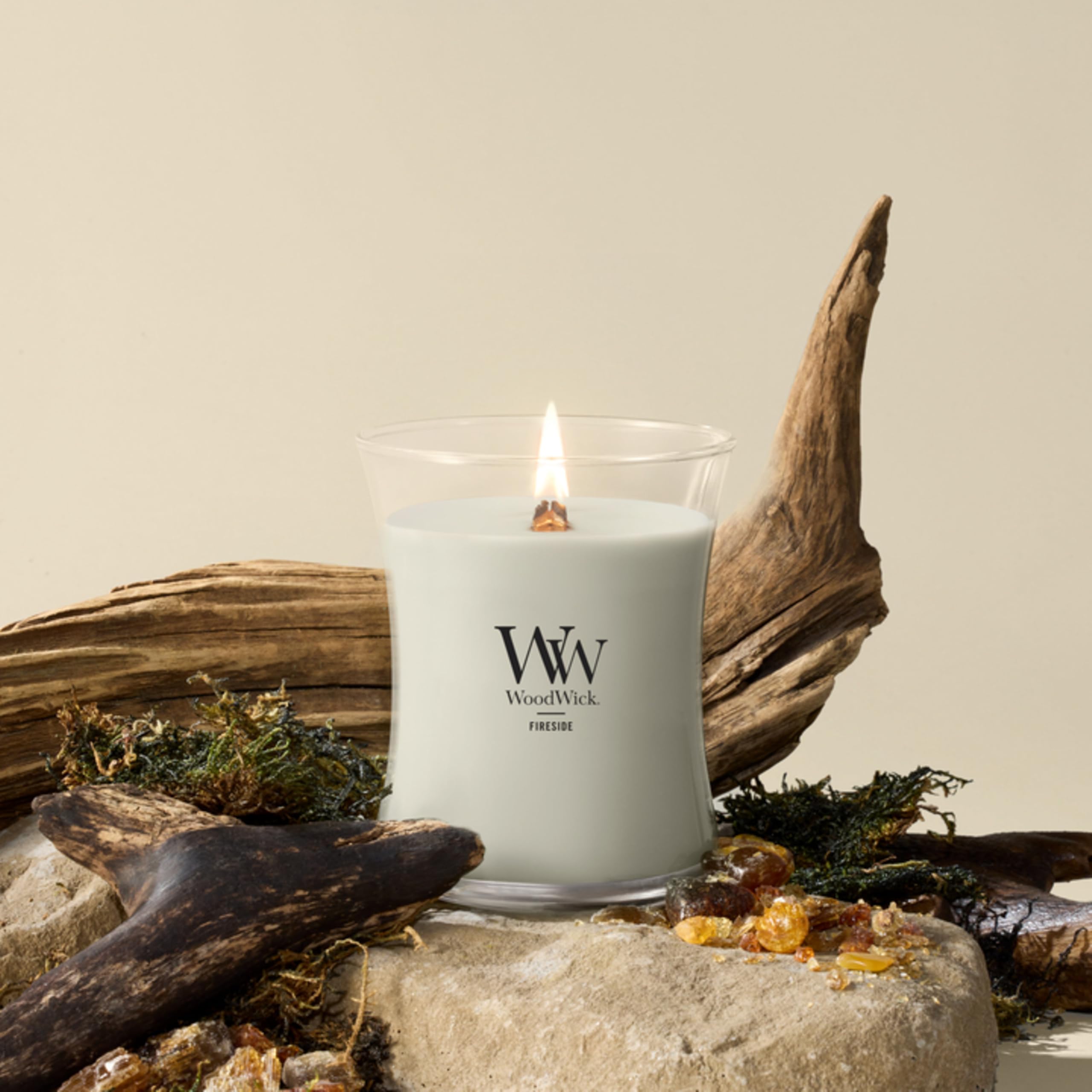 Amazon.co.jp: ウッドウィック WoodWick キャンドル ファイヤーサイド