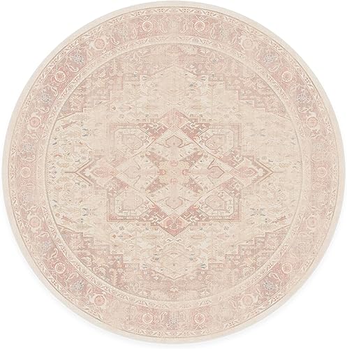 RUGGABLE Kamran - Alfombra redonda perfecta lavable para habitaciĂłn de niños, guarderĂa - Resistente a las manchas y al agua, antideslizante, apta RUGGABLE Kamran - Alfombra redonda perfecta lavable para habitaciĂłn de niños, guarderĂa - Resistente a las manchas y al agua, antideslizante, apta