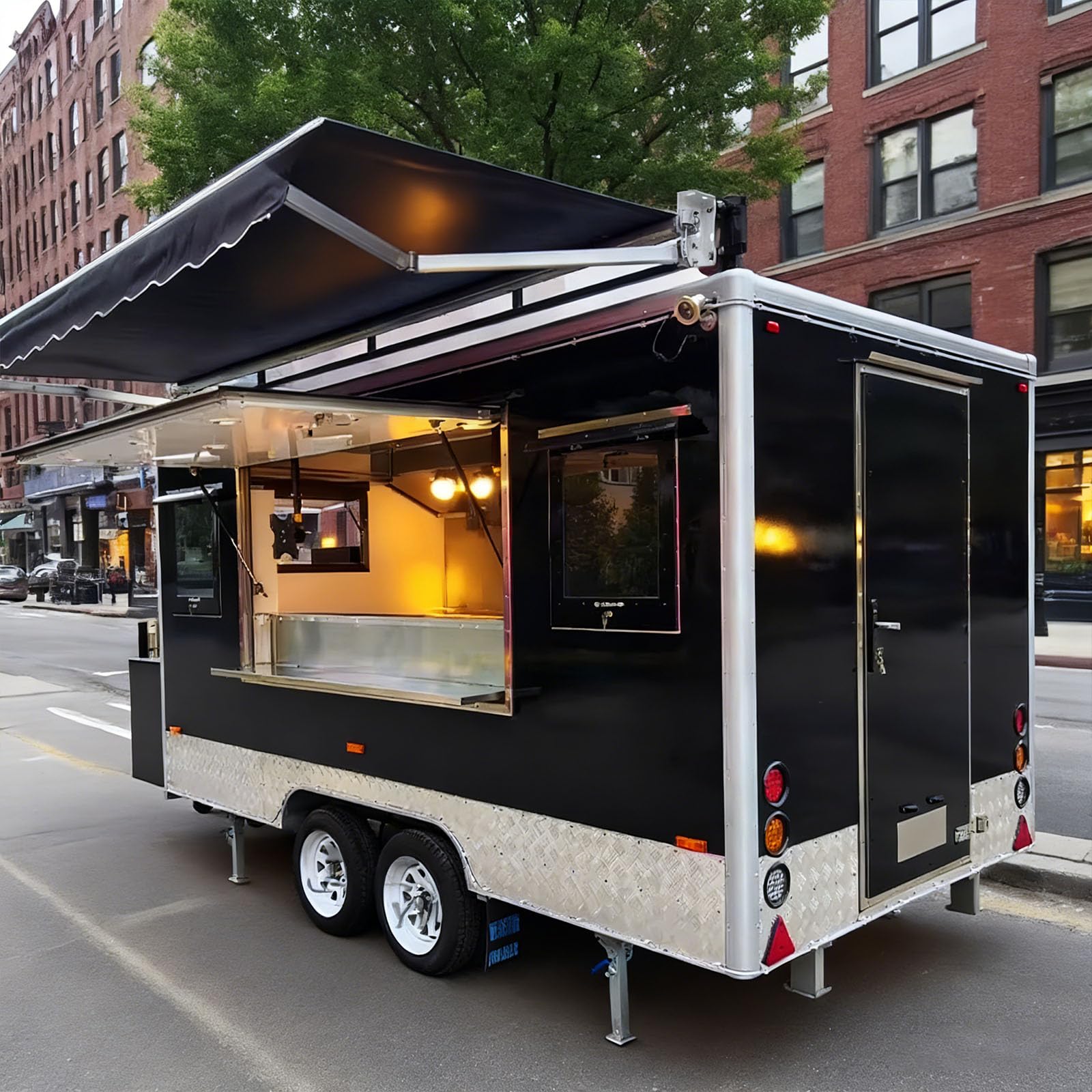 Custom Mobile Food Trailer – Restaurant-Grade Food Truck | Small Fast Food Truck & Mobile Bar Trailer for Coffee, Ice Cream, Snacks & More