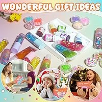 Vista 6 de Kit de fabricación de brillo de labios, todo en uno para hacer tu propio juego de brillo para el cuidado de los labios con base transparente