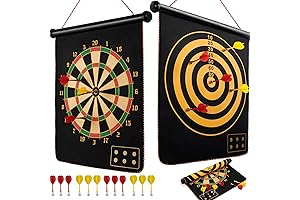 BATURU 12-Piece Magnetic Dart Board for Kids and Adults: The Ultimate Dart-Playing Experience