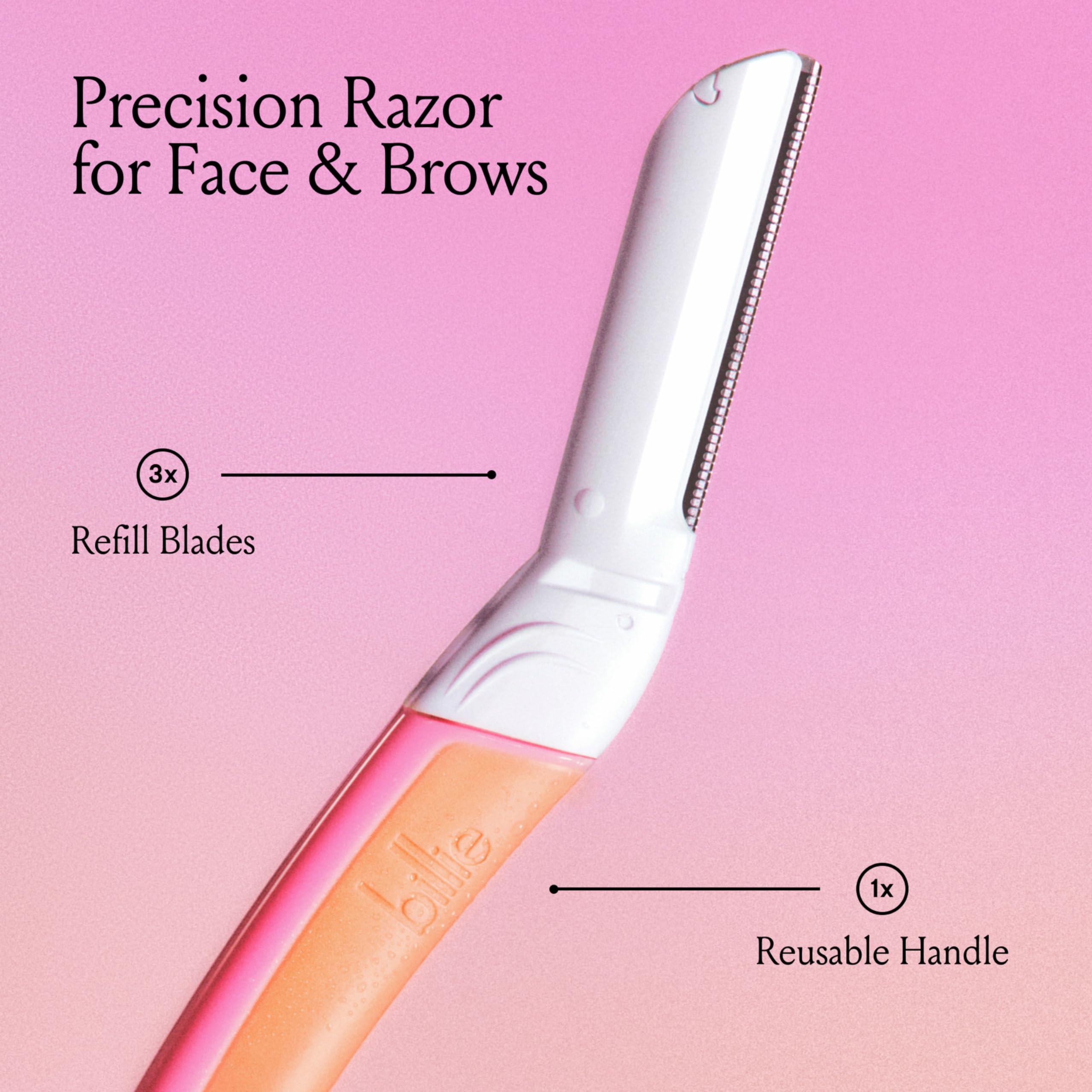 Billie Dermaplane Razor Refills - 3 Blades -6