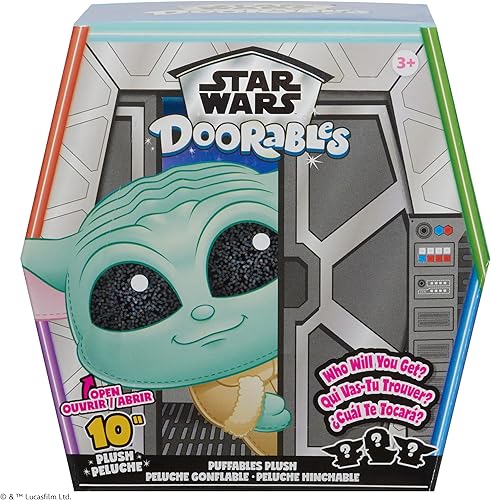 Miniatura 6 de Just Play Star Wars Doorables Puffables Peluche  Star Wars A New Hope, peluche blando de 10 pulgadas con ojos con purpurina, los estilos pueden