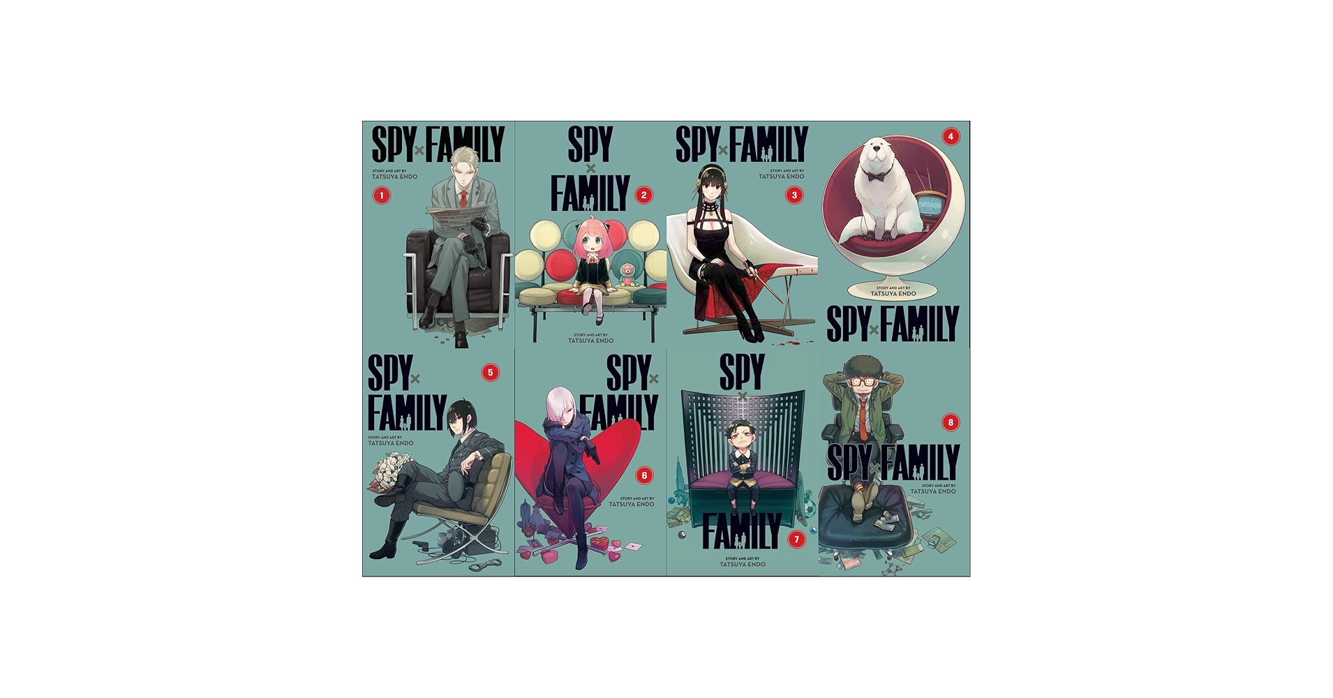 Spy x Family Vol. 1-8 Bundle Set (8 Book Collection