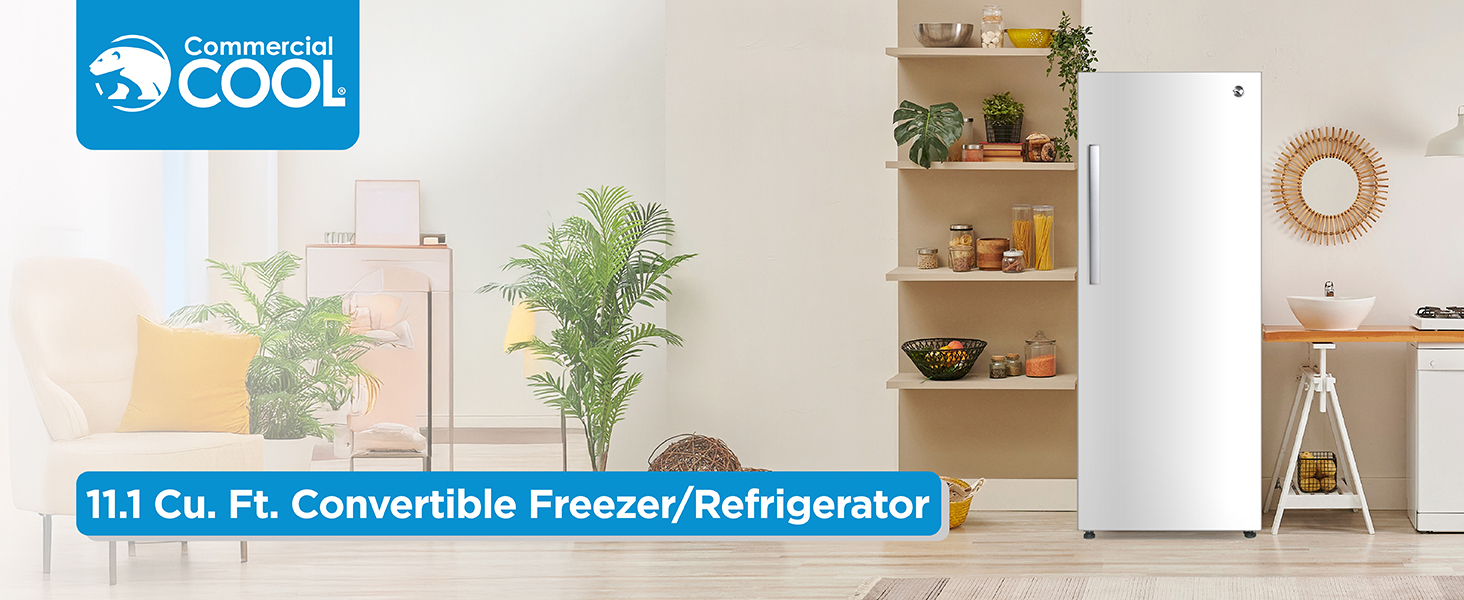 Amazon.com: Commercial Cool 11.1 Cu. Ft. Convertible Freezer