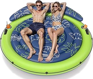 JOSEN Pool Floats Adult, Inflatable Tanning Pool