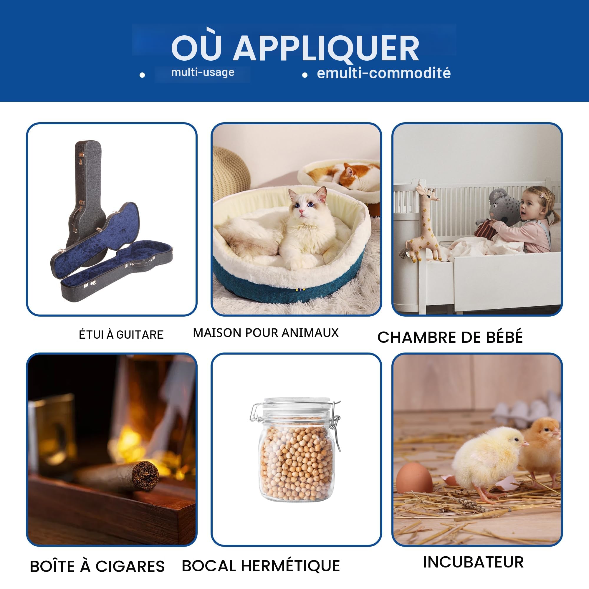Lot de 3 mini thermomètres numériques - Moniteur de température et d'humidité - Hygromètre - Pour chambre d'enfant, incubateur de guitare, reptiles, serres de voiture - Noir