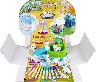 Crayola 74-7430-E-000 Washimals Peculiar Zoo Playset