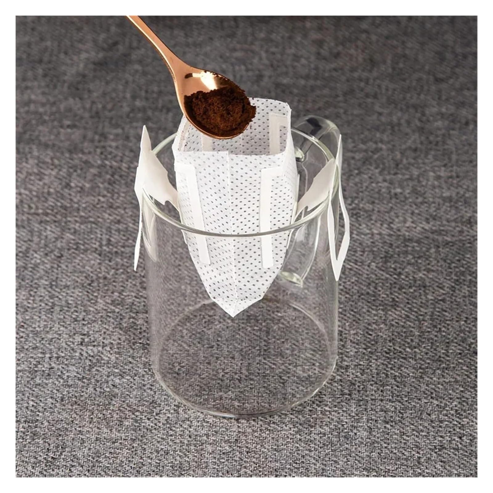 Bolsas de filtro de café biodegradables, desechables, for café, té, viajes, oficina, uso doméstico, filtros de papel de flujo rápido.(800pcs)