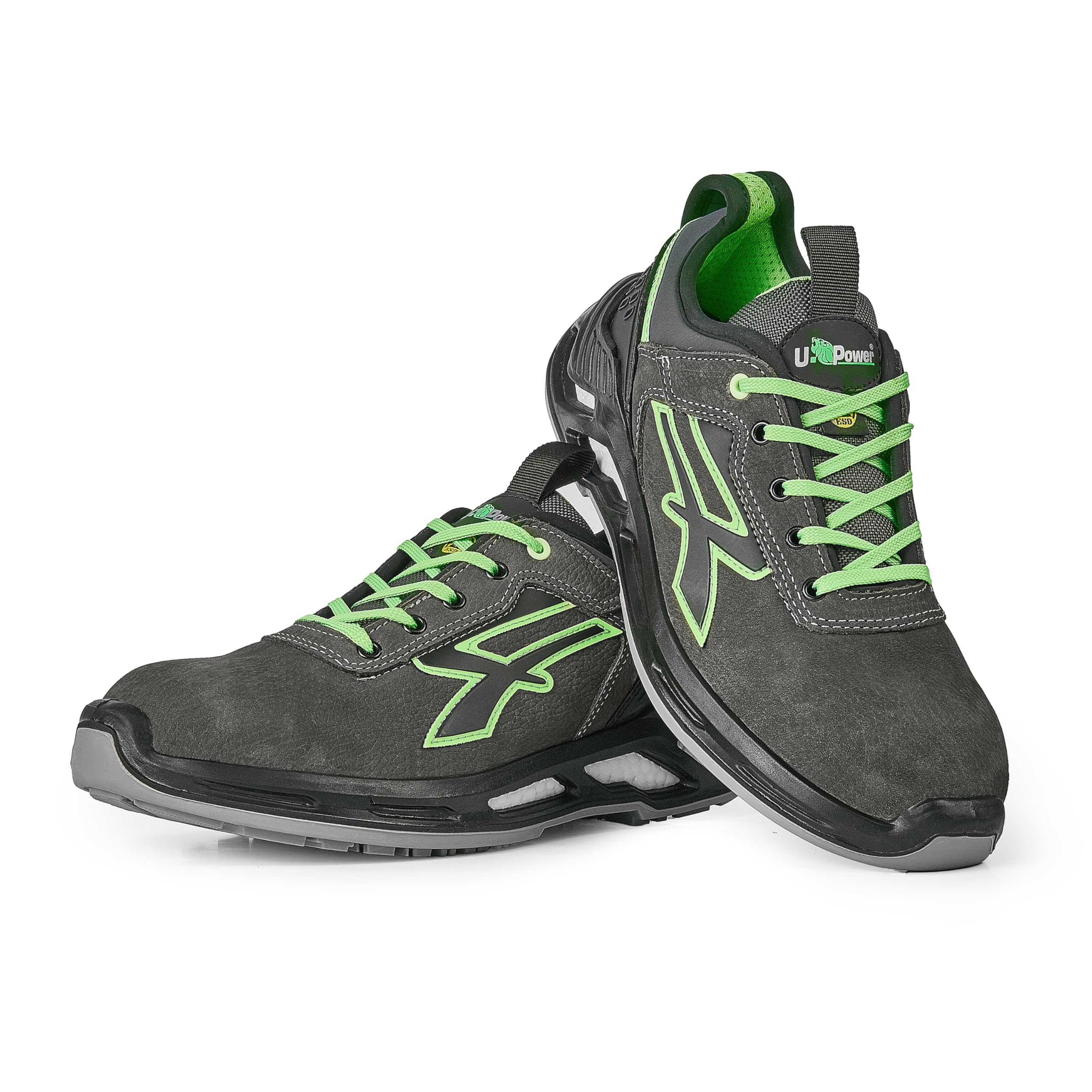 U Power | Scarpe Antinfortunistiche Basse Naos S ESD S3S CI FO SR, Puntale Alluminio, Antiperforazione Tessile No Metal