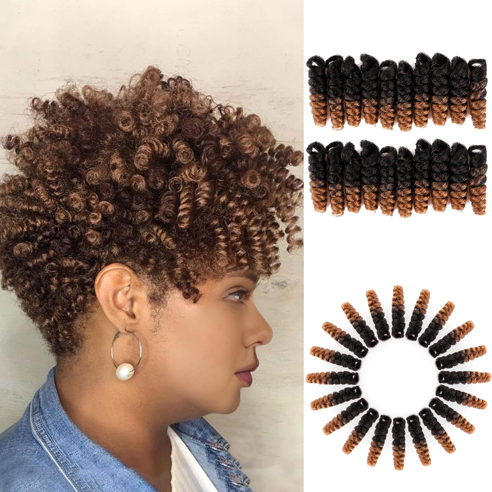 Amazon.com : BECUS Crochet Hair for Black Women 3 Packs 10 Inch