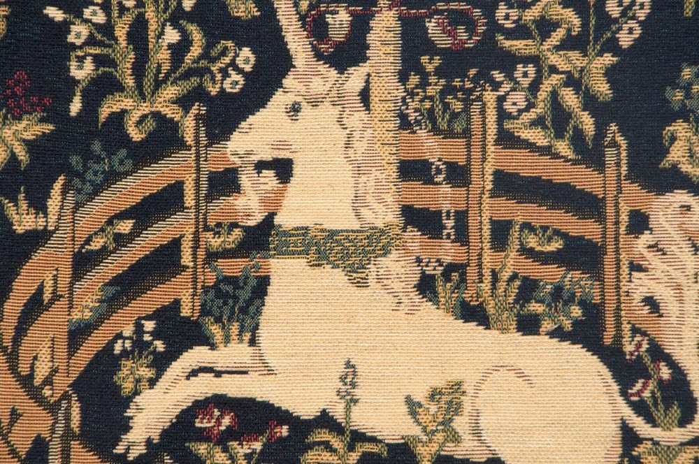 Charlotte Home Furnishings Inc Couch Pillow Covers 13X13 in, Unicorn Decorative Throw Pillow Covers, Belgian Square Tapestry Cushion Case, Living Room Bed Sofa Home Decor, Soft Cotton Jacquard Woven