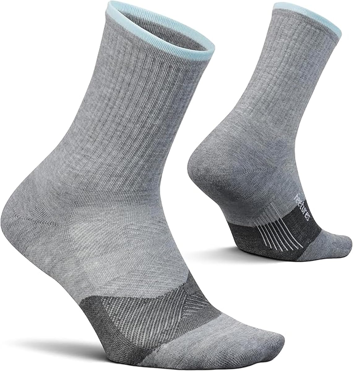 Calcetines Feetures Trail Max Cushion Mini Crew - Calcetines de senderismo para hombre y mujer
