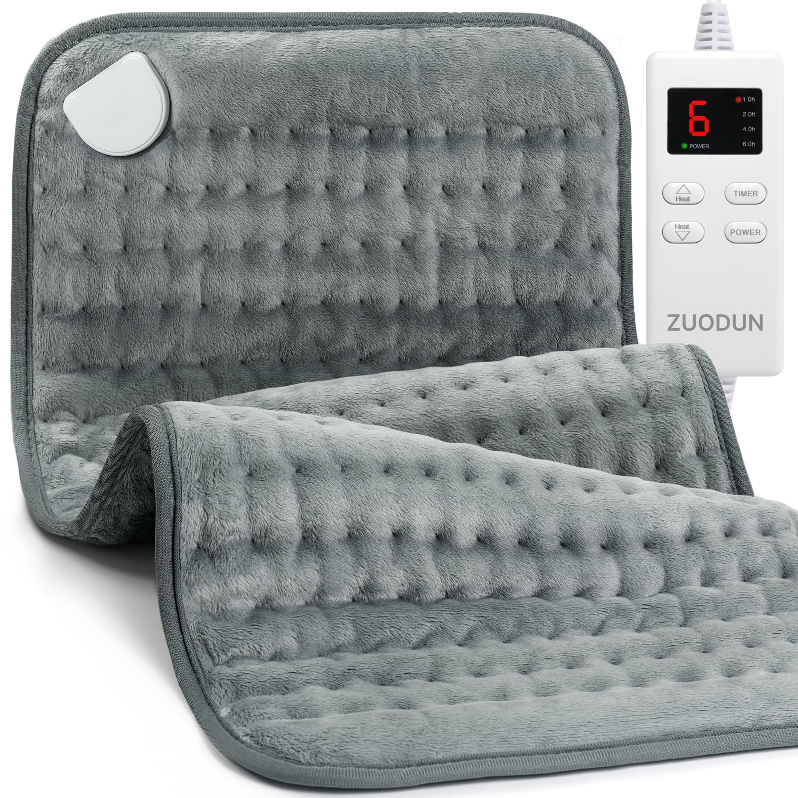Almohadilla térmica para calambres de espalda y período, almohadilla térmica eléctrica portátil para cuello, hombros y espalda con apagado automático, regalos de cumpleaños de Navidad para mujeres