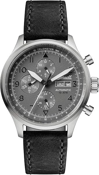 Ingersoll Orologio Cronografo Automatico Uomo con Cinturino in Pelle Nero  I01903 : Amazon.it: Orologi