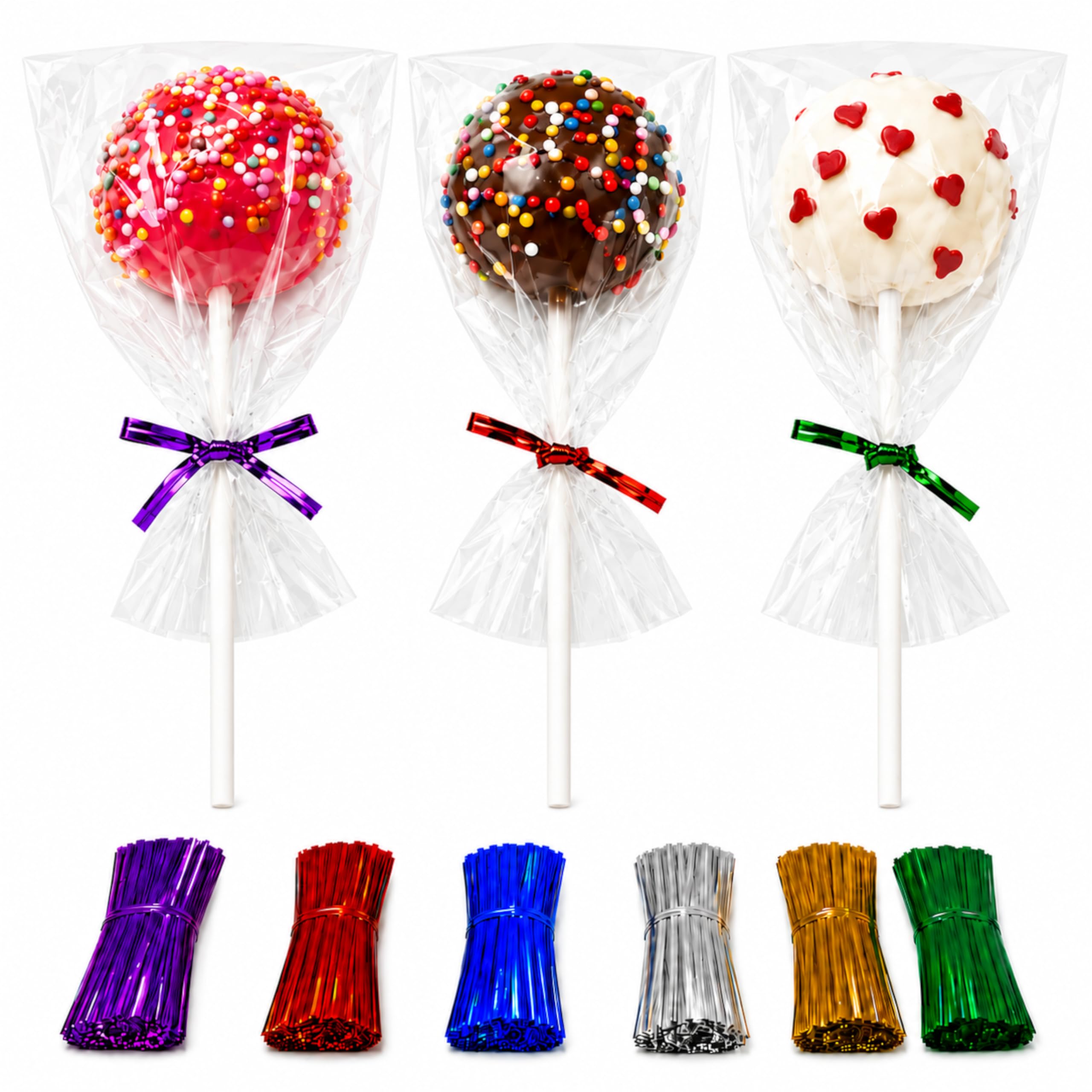 6x9 Cellophane Treat Bags with Ties 200 Clear Goodie Cookie Bags — Amazon image 19