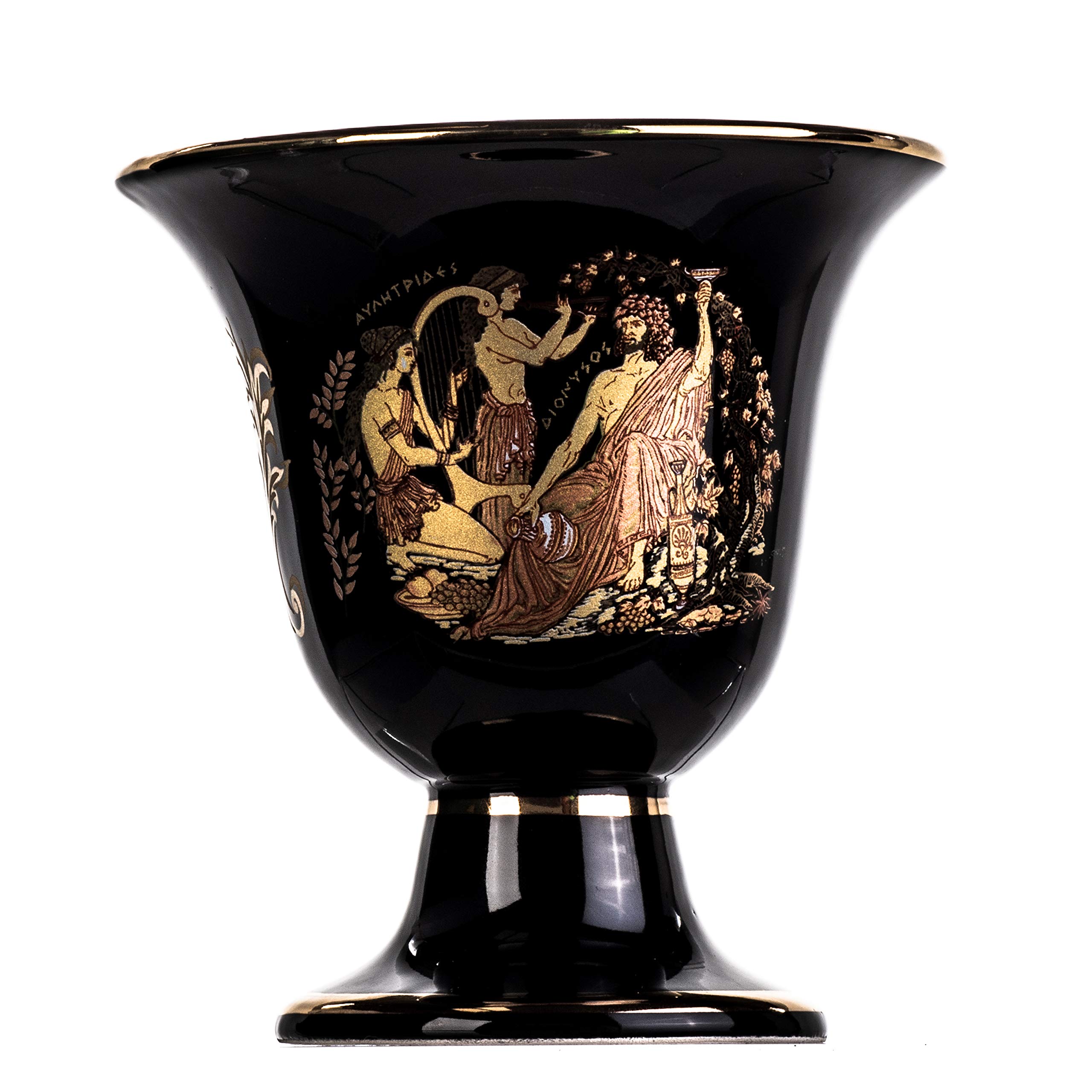 Beautifulgreekstatues Black Pythagoras Cup Of Justice Dionysus Zeus Ii Pythagorean Fair Mug Ancient Greece Cobalt Usable