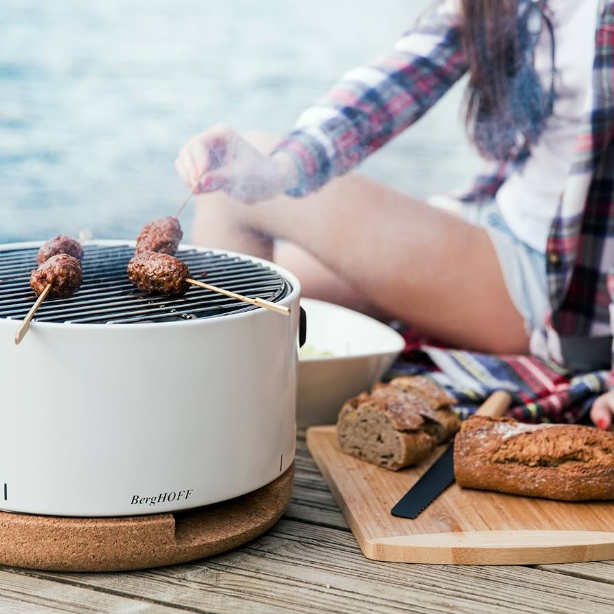 Amazon.com: BergHOFF LEO Portable Tabletop BBQ Grill To-go grill
