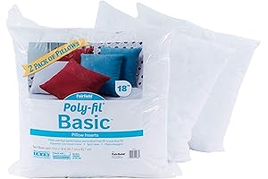 18x18 Pillow Stuffing: Fairfield Poly-Fil Basic Personalizable Inserts