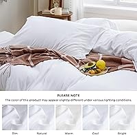Vista 39 de Bedsure - Juego de ropa de cama de 2 piezas con 1 funda de edredón y 1 funda de almohada, extrasuave, prelavado, con cremallera, sin edredón